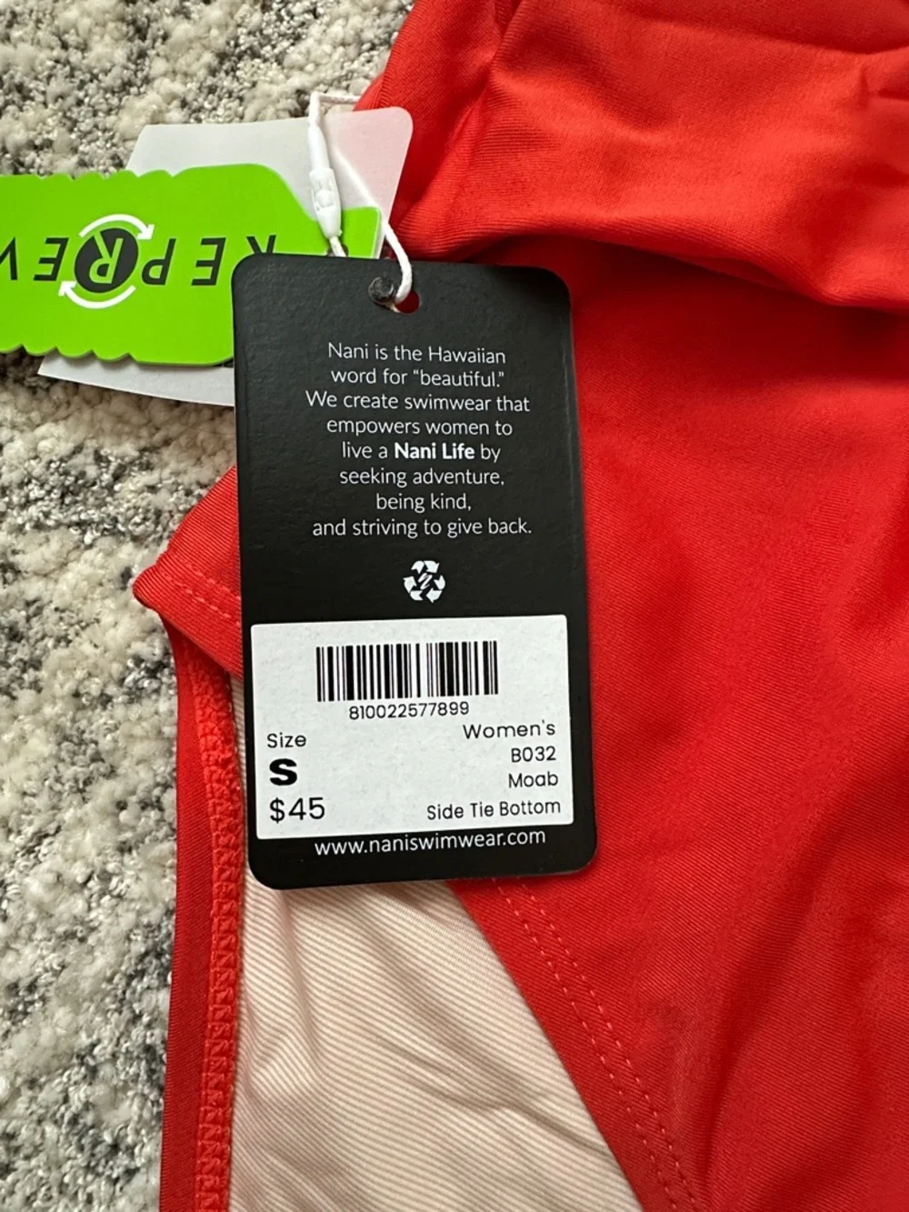 New, Nani Moab Side Tie Bottom Swimwear - Picture 3 of 9
